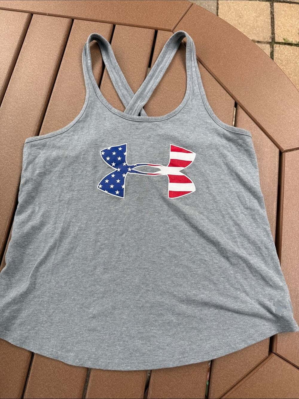 Under Armour Women's Freedom Flag Logo Tank Top Small